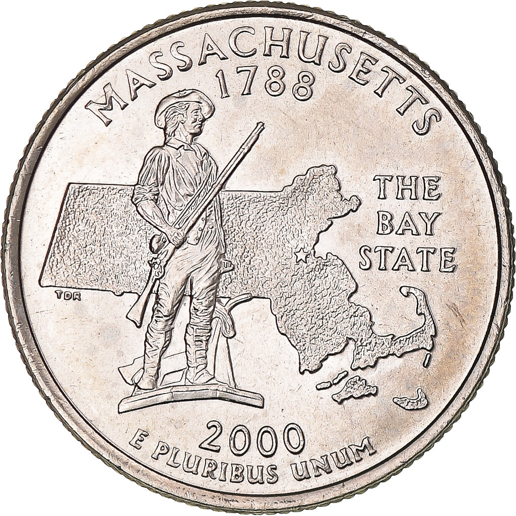 Moneta, Stati Uniti, Quarter Dollar, Quarter, 2000, U.S. Mint, Denver