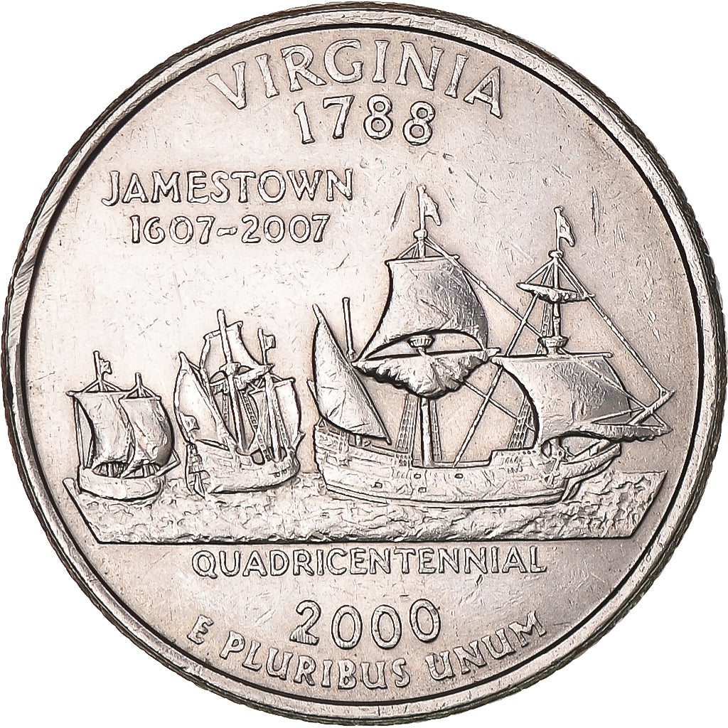 Moneta, Stati Uniti, Quarter Dollar, Quarter, 2000, U.S. Mint, Philadelphia
