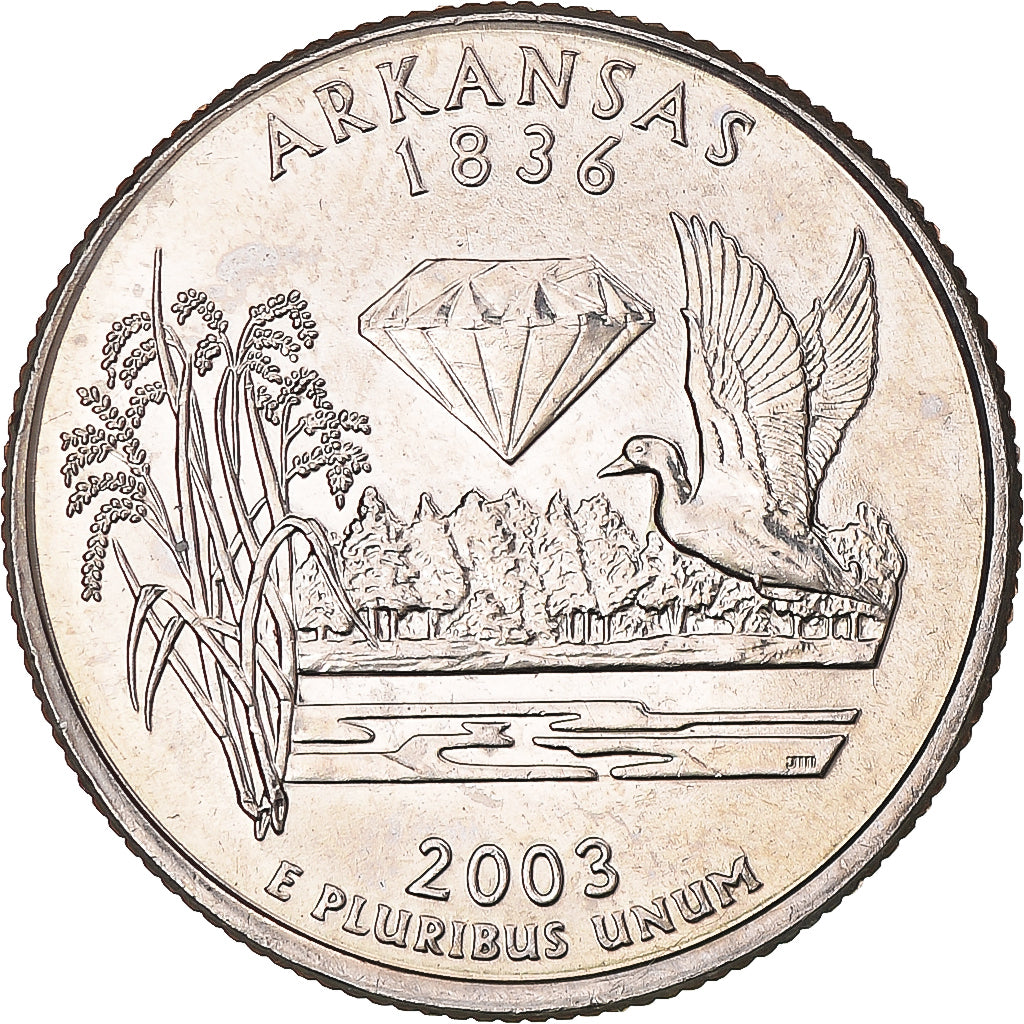 Moneta, Stati Uniti, Quarter Dollar, Quarter, 2003, U.S. Mint, Denver, Arkansas