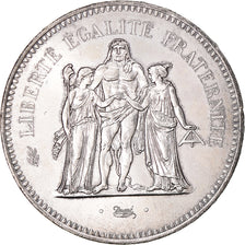 Moneta, Francia, Hercule, 50 Francs, 1976, Paris, SPL-, Argento, KM:941.1