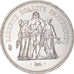Coin, France, Hercule, 50 Francs, 1978, Paris, MS(63), Silver, KM:941.1