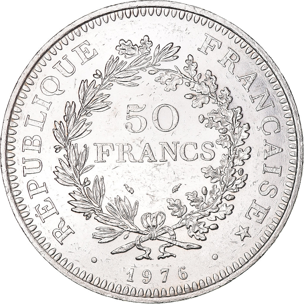 Monnaie, France, Hercule, 50 Francs, 1976, Paris, SUP+, Argent, Gadoury:882