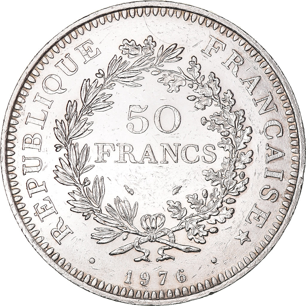 Monnaie, France, Hercule, 50 Francs, 1976, Paris, SUP+, Argent, Gadoury:882