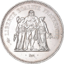 Münze, Frankreich, Hercule, 50 Francs, 1975, Paris, UNZ, Silber, KM:941.1