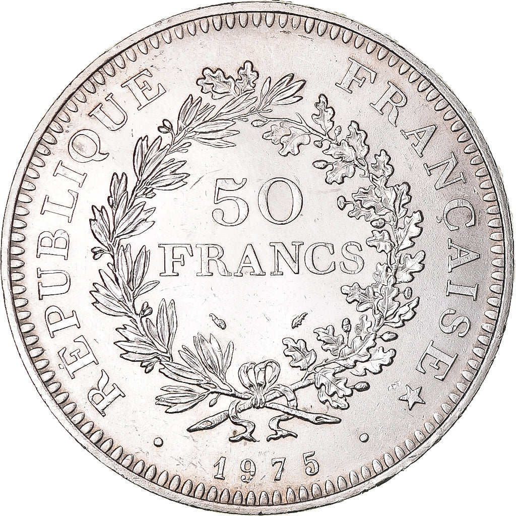 Monnaie, France, Hercule, 50 Francs, 1975, Paris, SUP+, Argent, Gadoury:882