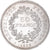 Moeda, França, Hercule, 50 Francs, 1975, Paris, MS(60-62), Prata, KM:941.1