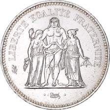 Coin, France, Hercule, 50 Francs, 1978, Paris, MS(63), Silver, KM:941.1