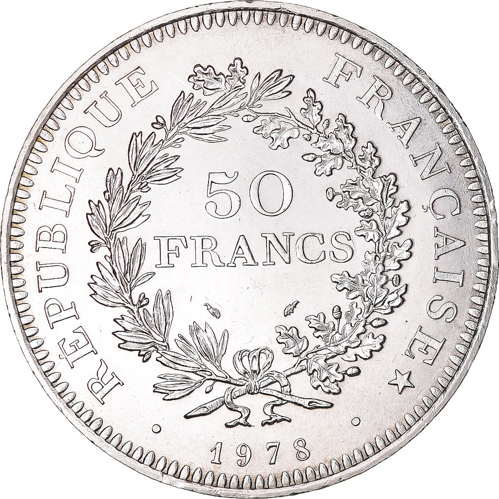 Monnaie, France, Hercule, 50 Francs, 1978, Paris, SPL, Argent, Gadoury:882