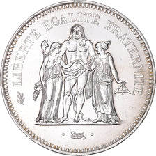 Coin, France, Hercule, 50 Francs, 1978, Paris, MS(63), Silver, KM:941.1