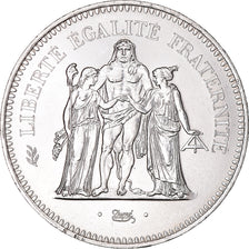 Coin, France, Hercule, 50 Francs, 1978, Paris, MS(63), Silver, KM:941.1