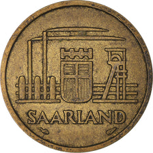 Moneta, SAARLAND, 20 Franken, 1954, Paris, BB, Alluminio-bronzo, KM:2