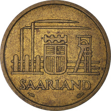 Münze, SAARLAND, 20 Franken, 1954, Paris, SS, Aluminum-Bronze, KM:2