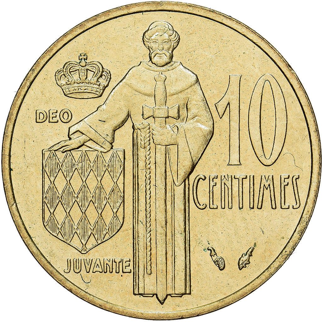 Moneta, Monaco, Rainier III, 10 Centimes, 1979, SPL, Alluminio-bronzo, KM:142