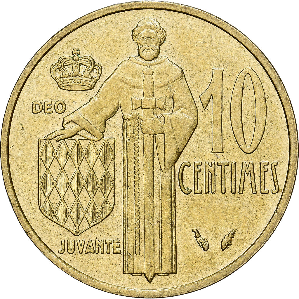 Moneta, Monaco, Rainier III, 10 Centimes, 1979, SPL, Alluminio-bronzo, KM:142