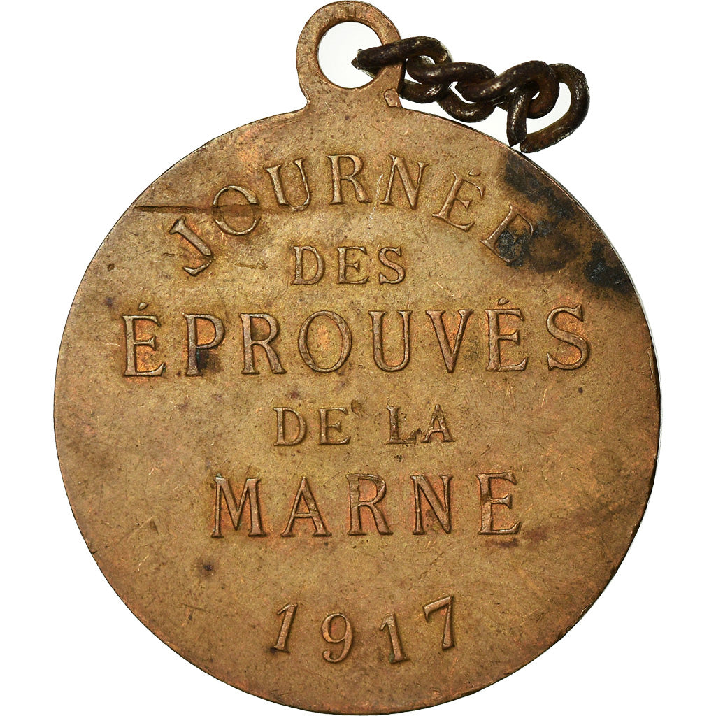 França, Medal, Victoire de la Marne, Journée des Eprouvés, História, 1917