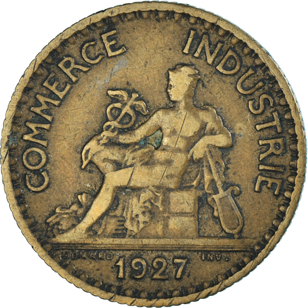 Moeda, França, Chambre de commerce, Franc, 1927, Paris, Bon Pour, VF(30-35)