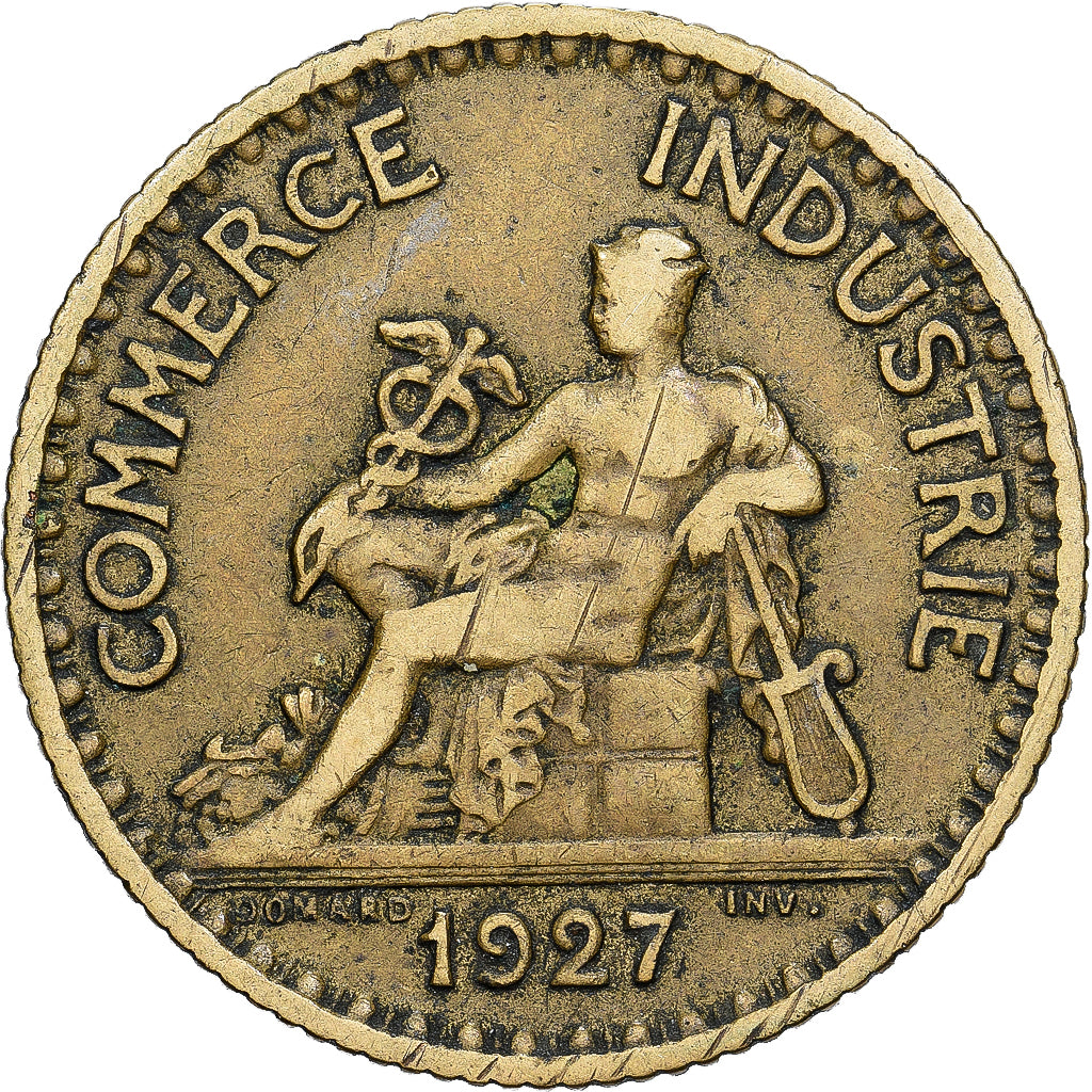 Coin, France, Chambre de commerce, Franc, 1927, Paris, Bon Pour, VF(30-35)