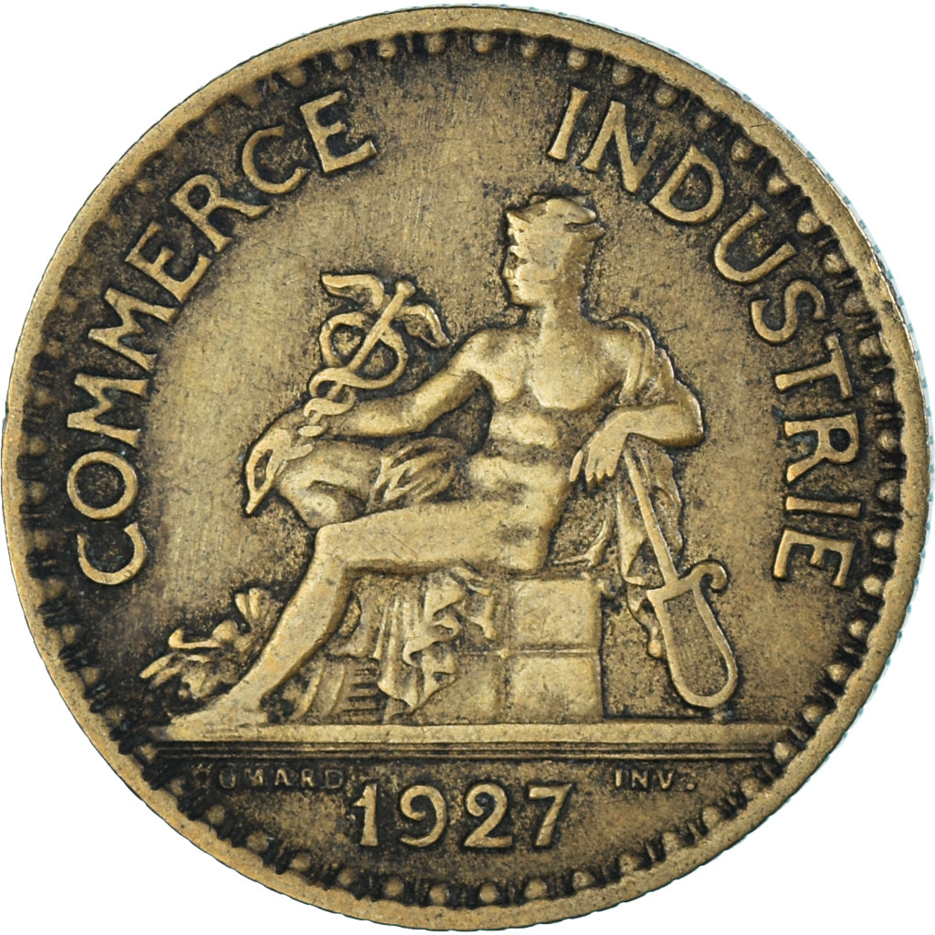 Moeda, França, Chambre de commerce, Franc, 1927, Paris, Bon Pour, VF(30-35)