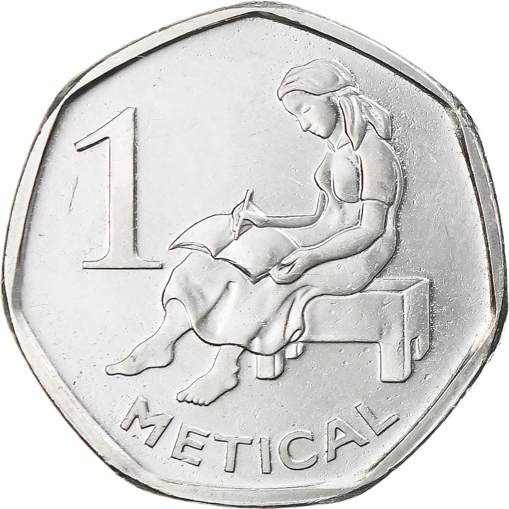 Coin, Mozambique, Metical, 2006, AU(55-58), Nickel plated steel, KM:137