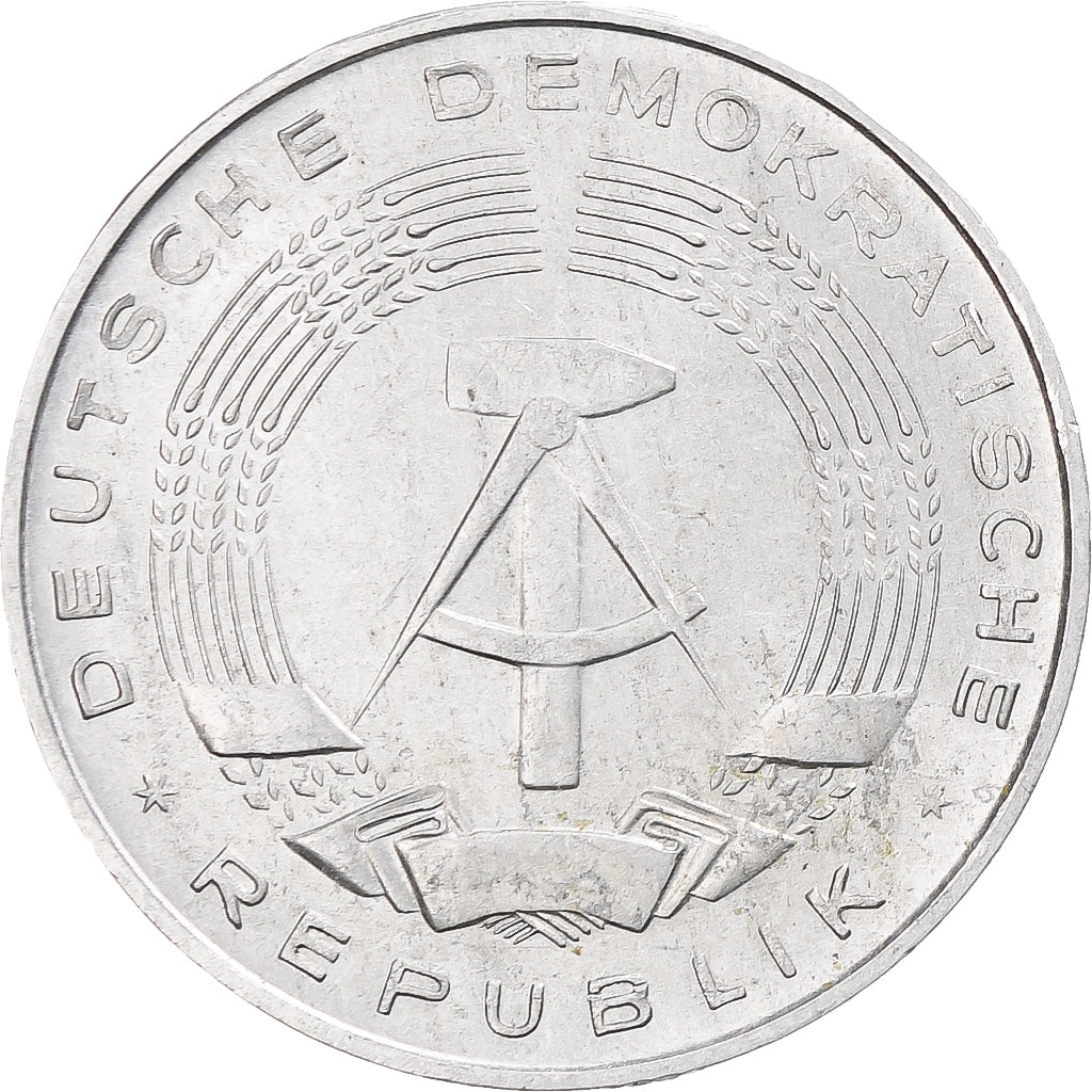 Moneta, REPUBBLICA DEMOCRATICA TEDESCA, Mark, 1962, Berlin, MB, Alluminio, KM:13