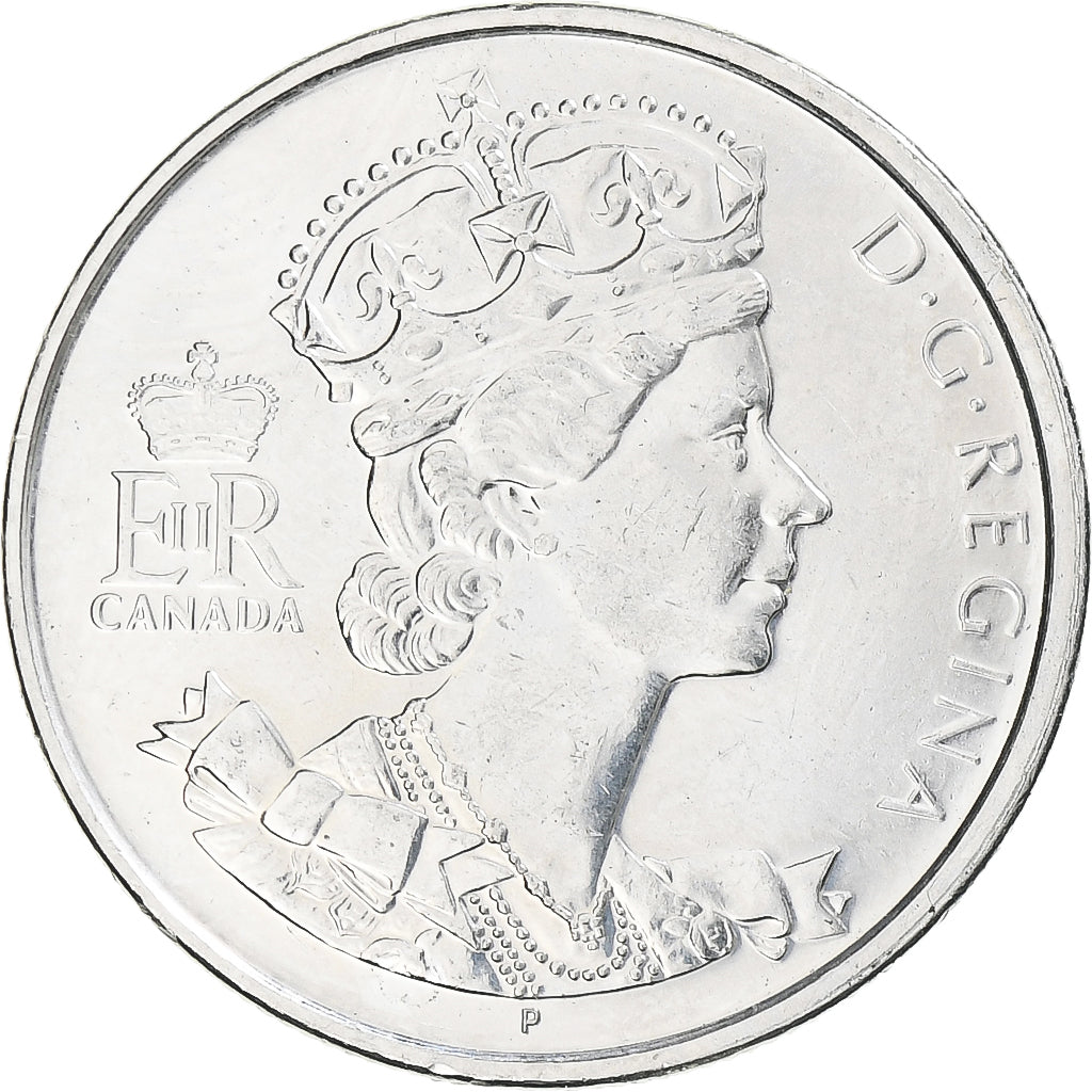 Canada, Elizabeth II, 50 Cents, 2002, Royal Canadian Mint, Nickel platerowany
