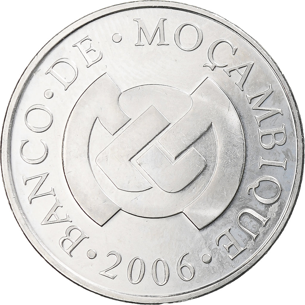 Mozambique, 5 Meticais, 2006, Nickel plated steel, MS(63), KM:139