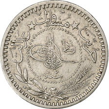 Coin, Turkey, Muhammad V, 5 Para, 1910, Qustantiniyah, EF(40-45), Nickel, KM:759