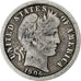 United States, Barber Dime, Dime, 1906, U.S. Mint, Denver, VF(30-35), Silver