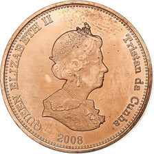 Coin, Tristan Da Cunha, Elizabeth II, 2 Pence, 2008, Franklin Mint, MS(63)