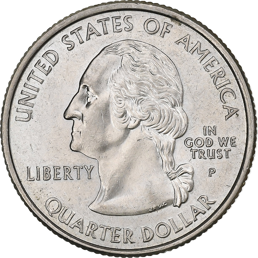 États-Unis, Quarter, 2000, U.S. Mint, Cupronickel plaqué cuivre, TTB+, KM:305