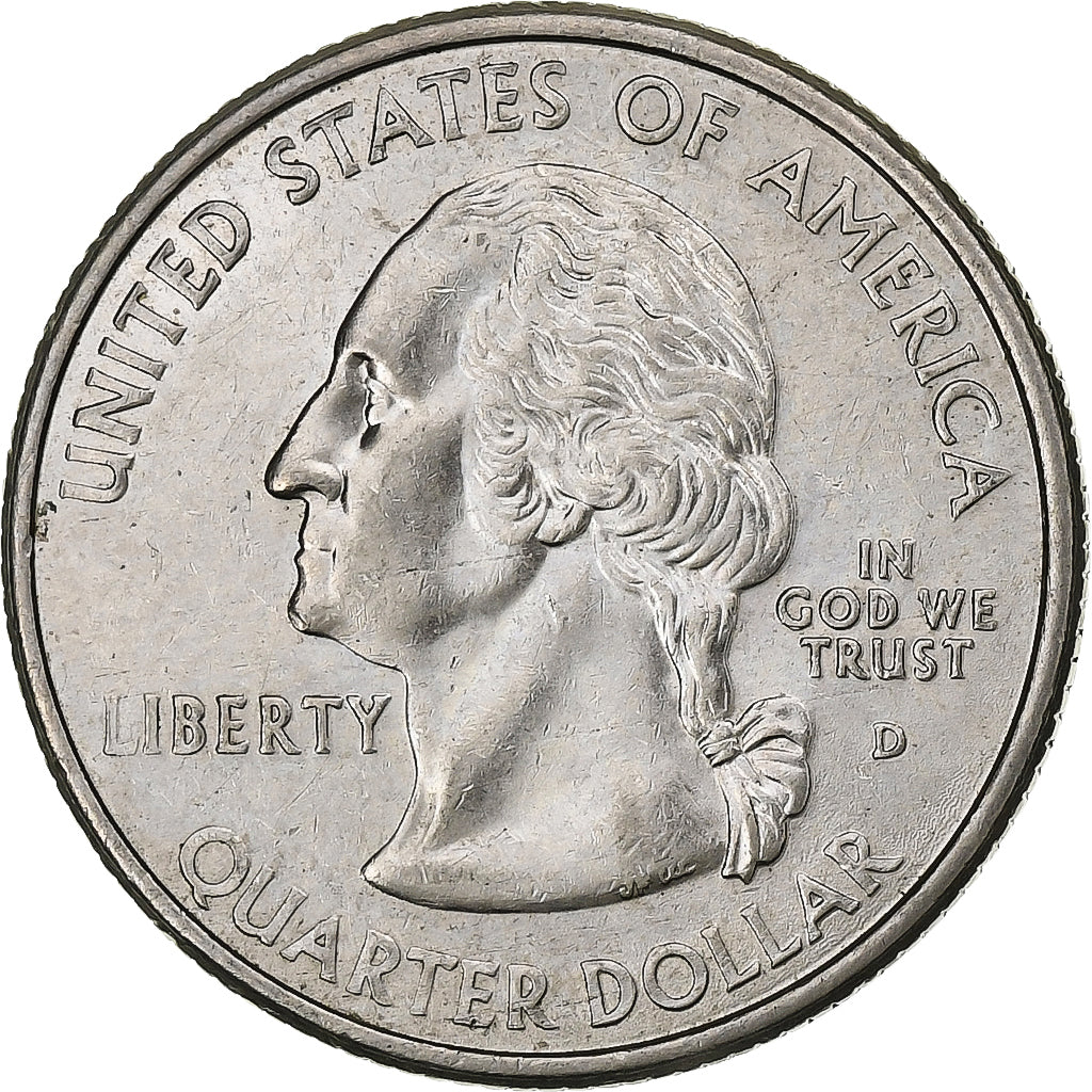 États-Unis, Quarter, 2002, U.S. Mint, Cupronickel plaqué cuivre, TTB, KM:334