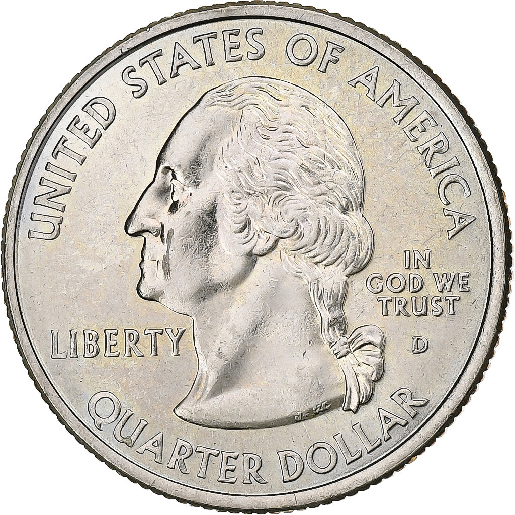États-Unis, Quarter, 2002, U.S. Mint, Cupronickel plaqué cuivre, TTB+, KM:335