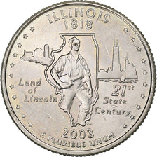 United States, Quarter, 2003, U.S. Mint, Copper-Nickel Clad Copper, AU(55-58)