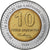 Moneta, Urugwaj, 10 Pesos Uruguayos, 2000, MS(65-70), Bimetaliczny, KM:121
