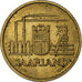 Moneta, Saara, 20 Franken, 1954, Paris, AU(55-58), Aluminium-Brąz, KM:2