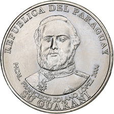 Paraguay, MIL (1000) Guaranies, 2006, Kremnica, Níquel - acero, SC, KM:198