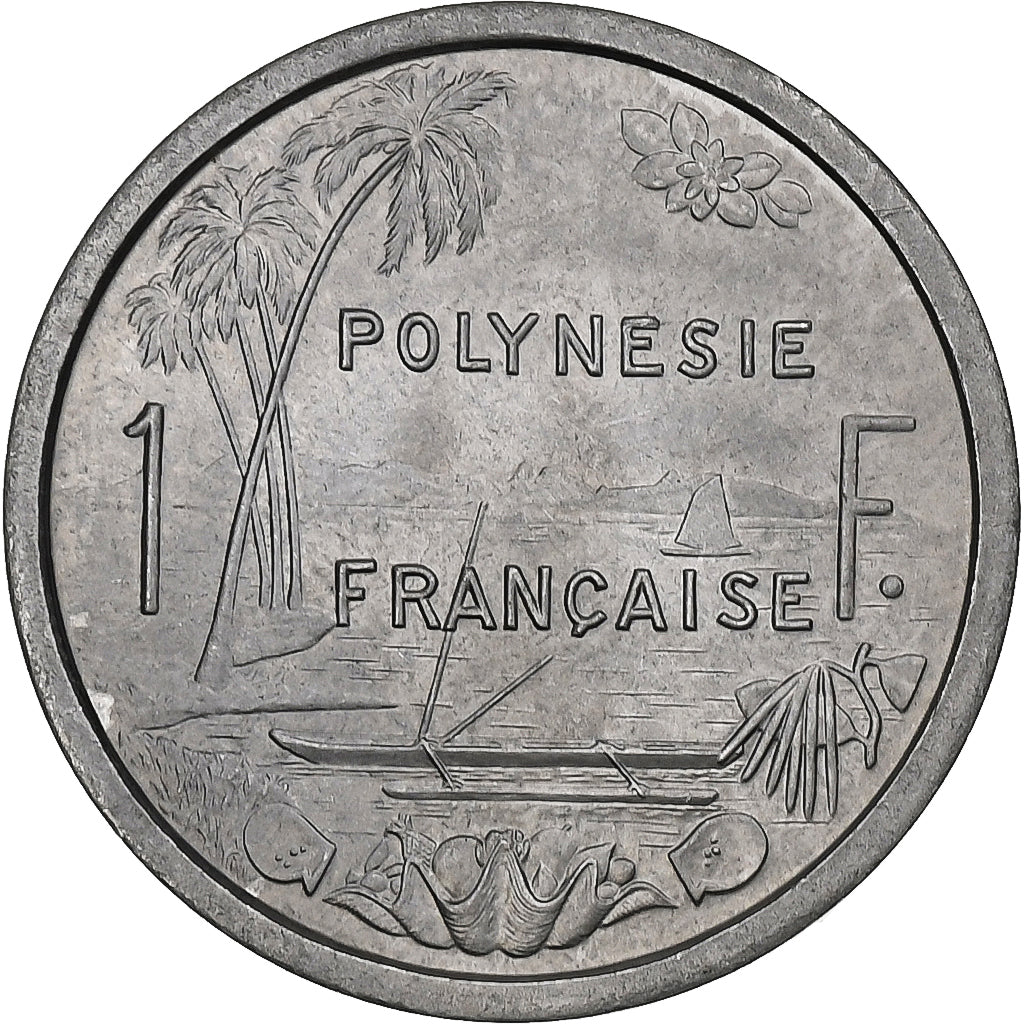 Polynésie française, Franc, 1975, Paris, Aluminium, SPL, KM:11