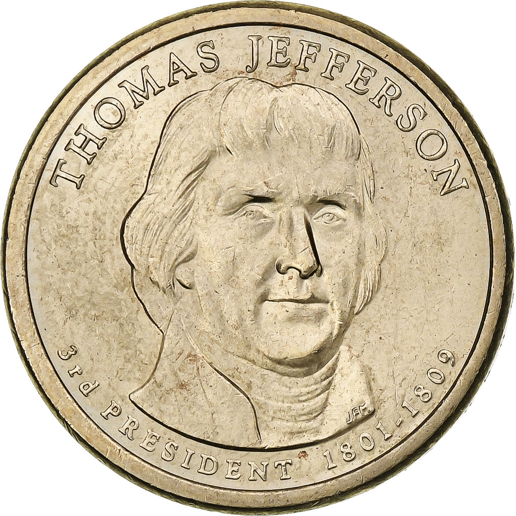 Stati Uniti, Dollar, 2007, U.S. Mint, Rame placcato rame-zinco-manganese-nichel
