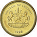 Lesoto, Letsie III, 5 Licente, Lisente, 1998, Aço Cromado a Latão, MS(65-70)