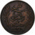 Tunisia, Ali Bey, 5 Centimes, 1893, Paris, Brązowy, EF(40-45), KM:221