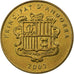 Andorra, 5 Centims, 2002, Latão, MS(63), KM:181