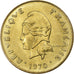 Nowe Hebrydy, 5 Francs, 1970, Paris, Mosiądz niklowy, AU(55-58), KM:6.1