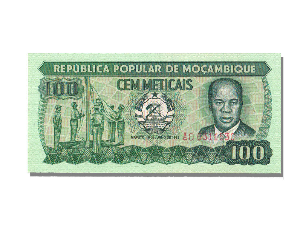 Banknote, Mozambique, 100 Meticais, 1983, 1983-06-16, UNC(65-70)