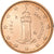 San Marino, Euro Cent, 2004, Rome, Aço Cromado a Cobre, MS(65-70), KM:440
