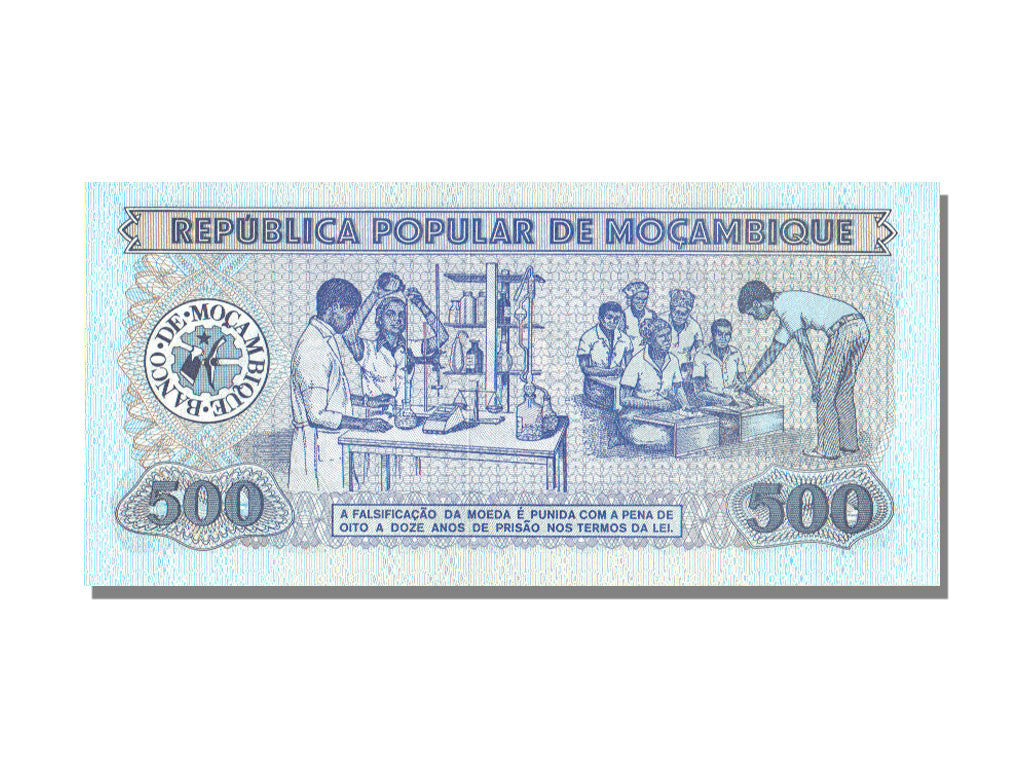 Banknote, Mozambique, 500 Meticais, 1983, 1983-06-16, UNC(65-70)