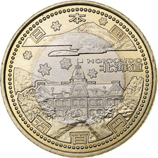 Japan, Akihito, 500 Yen, 2008, Bi-Metallic, MS(63), KM:141