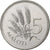 Lesotho, Moshoeshoe II, 5 Maloti, 1998, Nickel platerowany stalą, MS(65-70)
