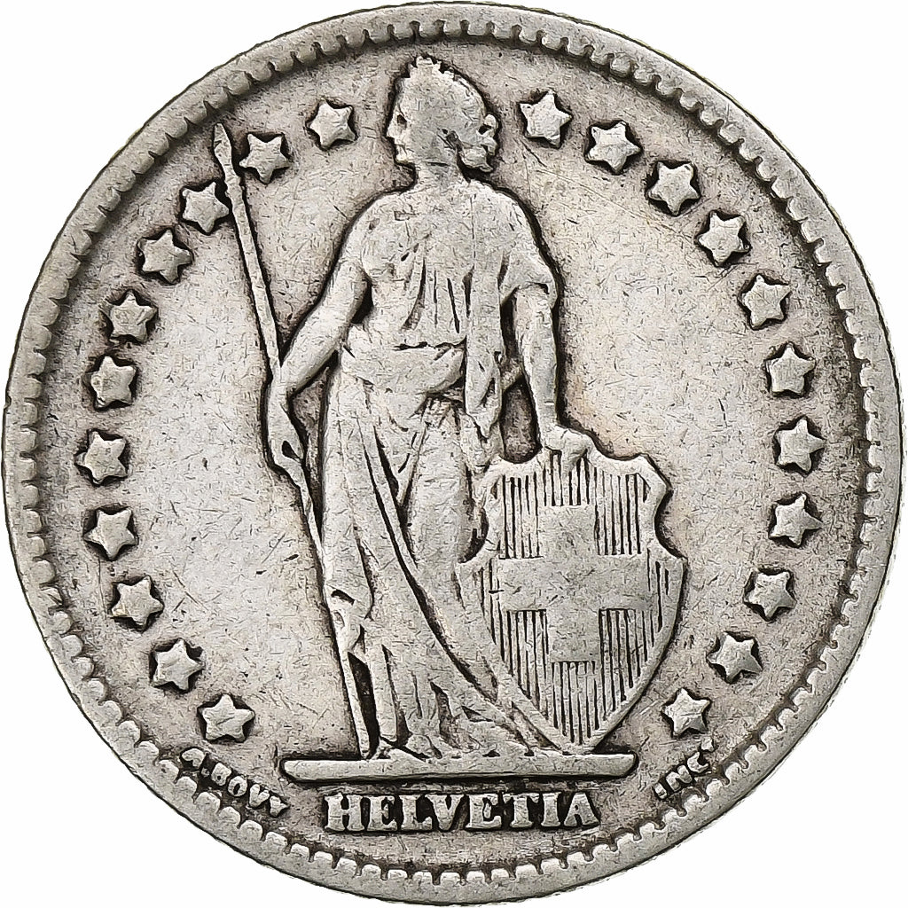 Suisse, Franc, 1909, Bern, Argent, TB+, KM:24