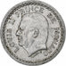 Monaco, Louis II, Franc, 1943, Aluminum, EF(40-45), KM:120