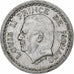 Monaco, Louis II, Franc, 1943, Aluminum, EF(40-45), KM:120